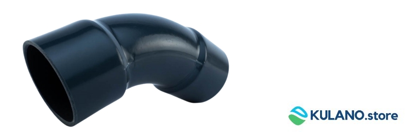 PVC Bogen aus Rohr 45 Grad